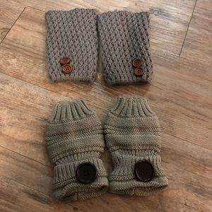 Bundle- fingerless gloves NWOT